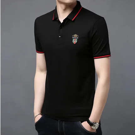 

Summer men's business casual short sleeve t-shirt 4563