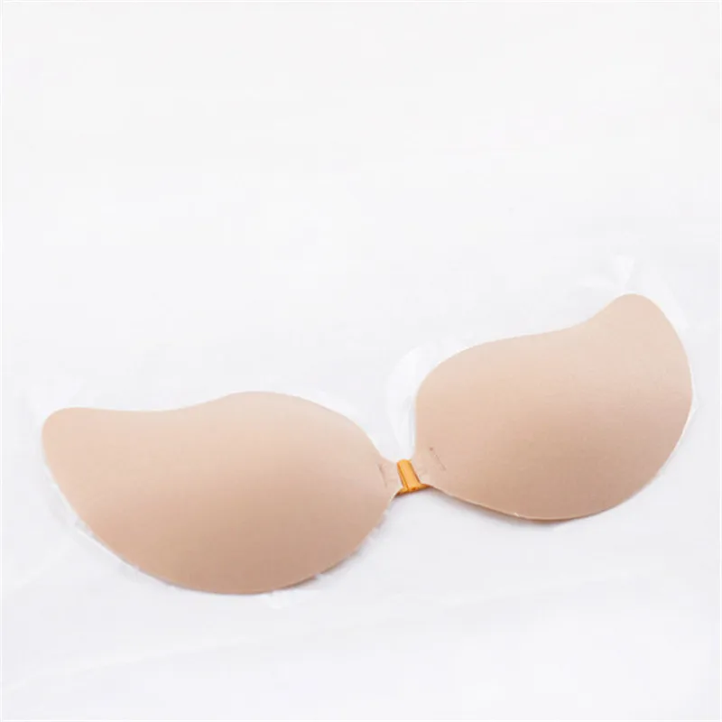 Женские Дышащие самоклеющиеся пуш-ап бюстгальтеры силиконовые чашки-вкладыши A-D