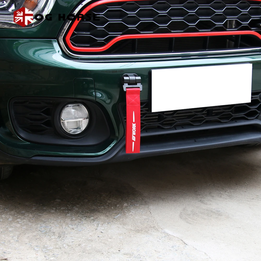 

Towing Rope Trailer Tow Rope Car Tow Strap Bumper Trailer For MINI Cooper R50 R53 R55 R56 R57 R58 R59 R60 R61 F54 F55 F56 F60