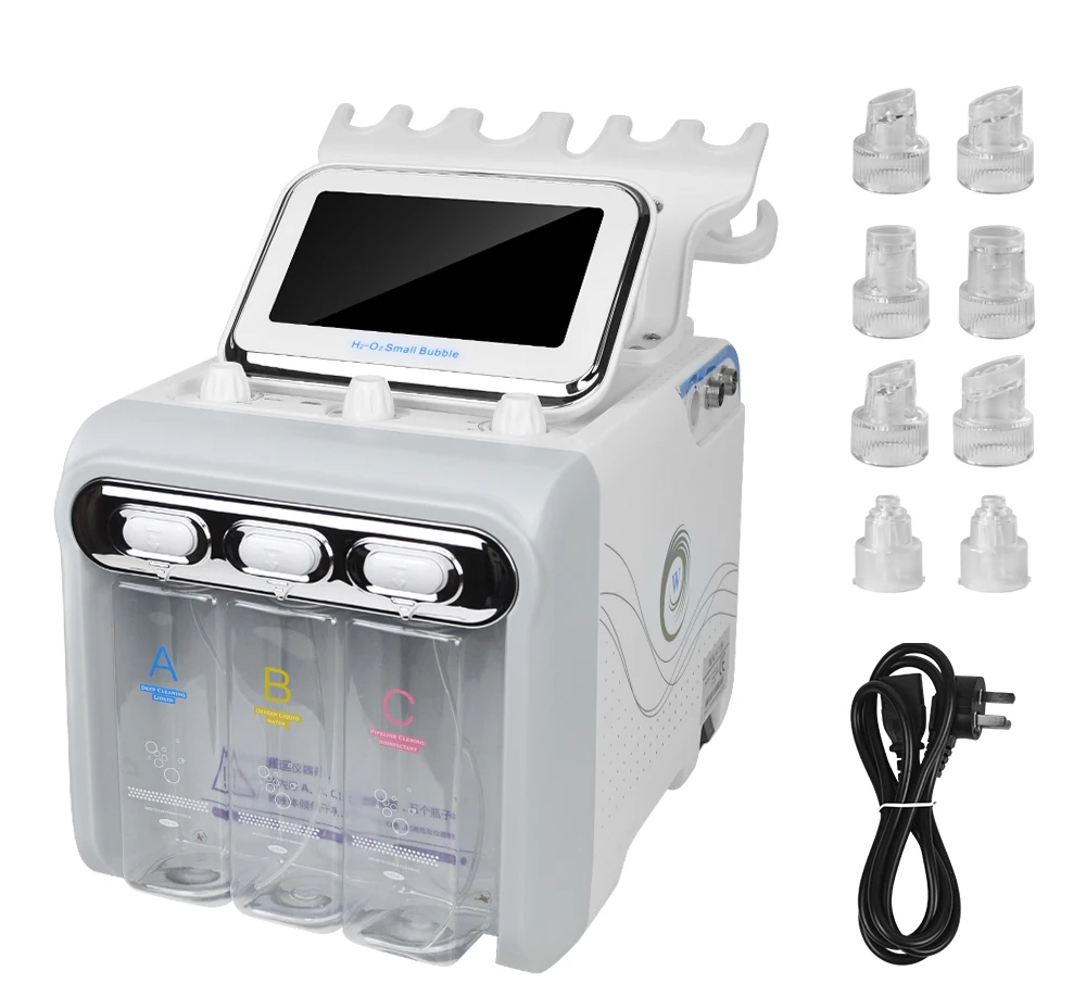 Новый 6 в 1 портативный гидро дермабразия уход за кожей красота машина вода