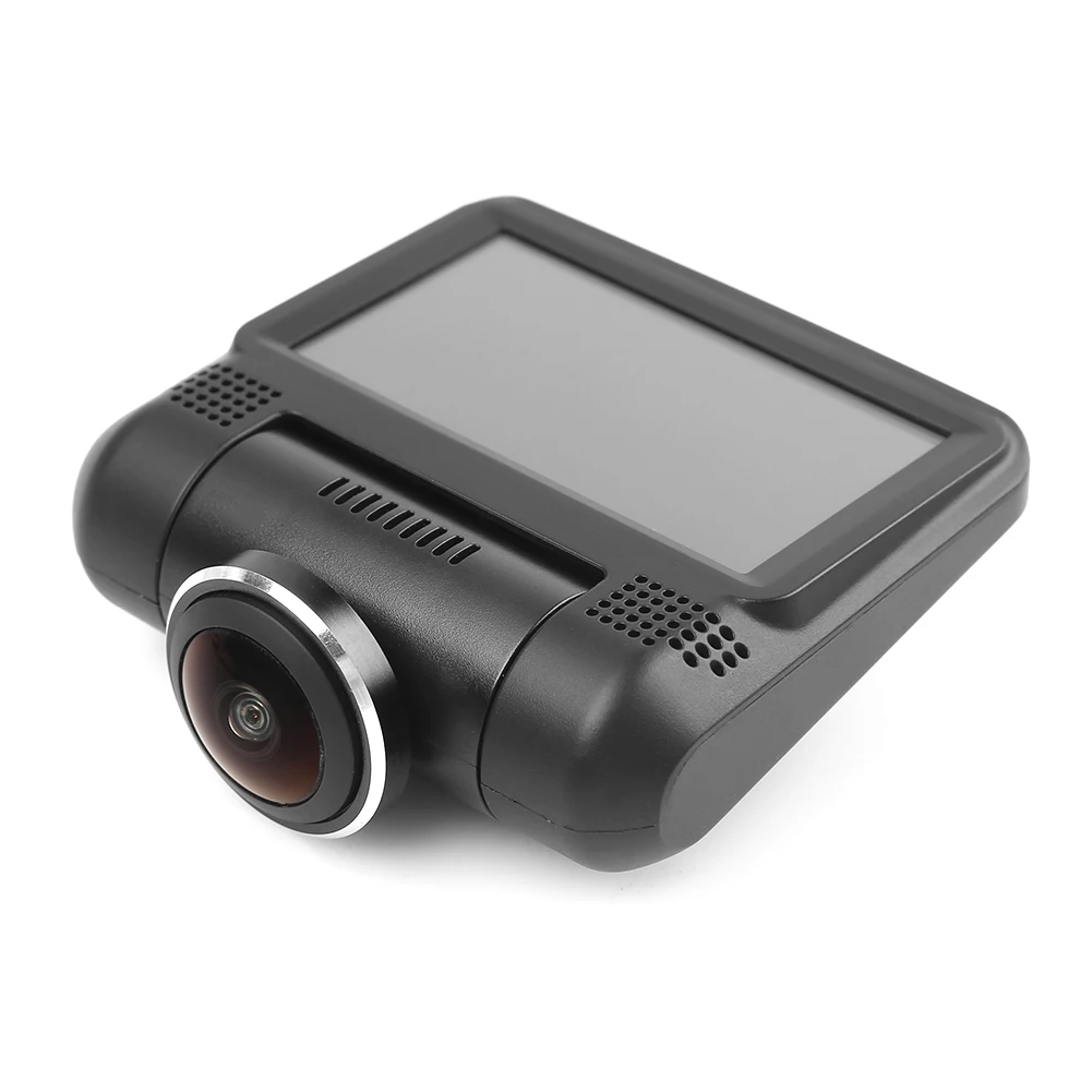 Автомобильный видеорегистратор с поворотом на 360 градусов объектив рыбий глаз 3