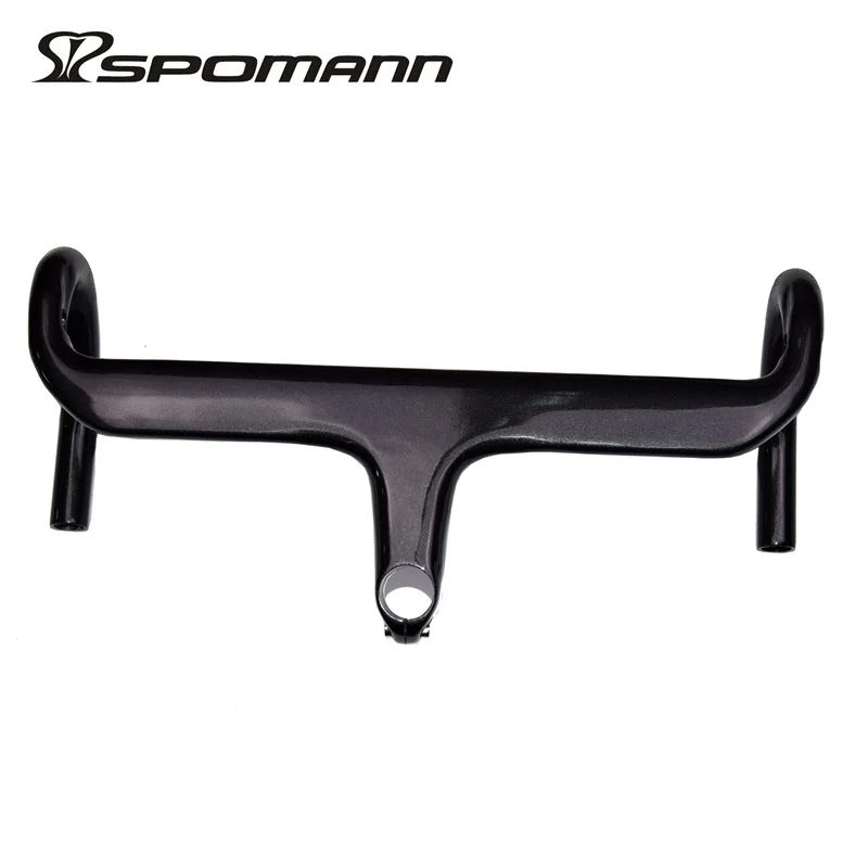 Дешево Руль из углеродного волокна с изогнутой ручкой для дорожного велосипеда с подставкой