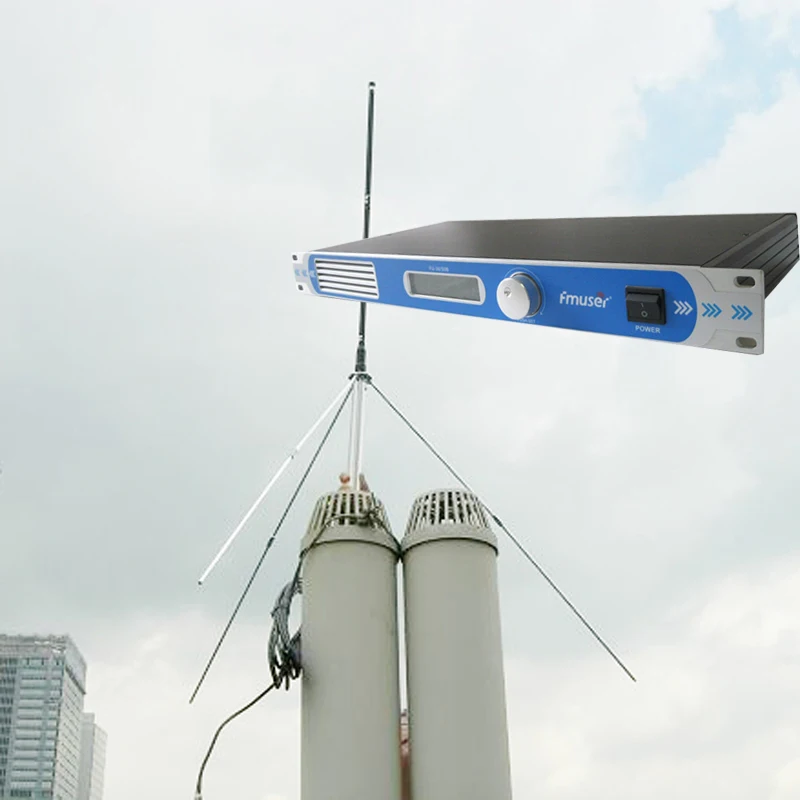 FMUSER FU CZH T501 50 Вт Радио Аудио беспроводной fm передатчик + GP100 1/4 волна антенна с