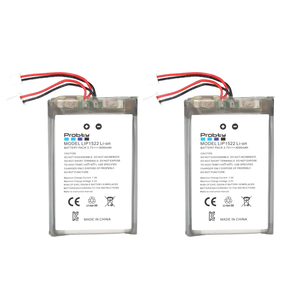 

2 шт., аккумулятор 3000 мАч для контроллеров Sony PS4 PS4Pro Playstation 4 V4 V1 V2 DualShock