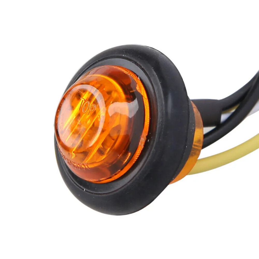 

Trailer Clearance lights Side Marker Exterior 12V DC Set Bulb 3/4 Inch