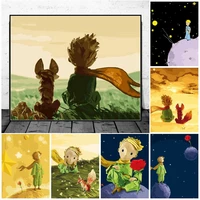 french novel character le petit prince wall art home decor diamond painting mosaic 5d full drill cross stitch kits embroidery