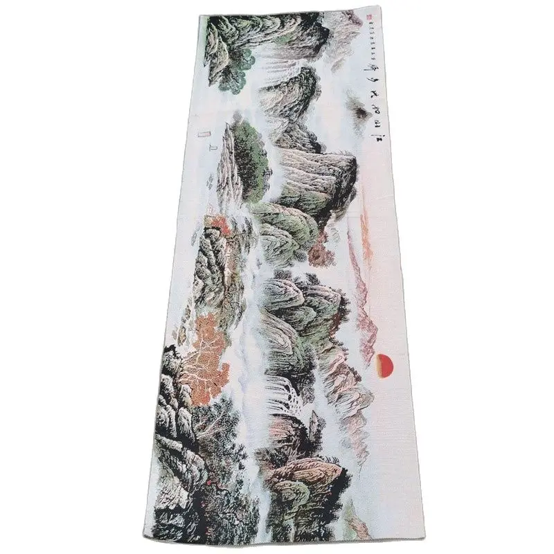 

Китайская вышивка танка ручной работы пейзаж Карта Живопись