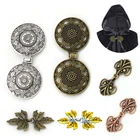 Зажим для кардигана Женский, винтажные броши, Пряжка для воротника рубашки, простые застежки, аксессуары для одежды, модное украшение для девушек