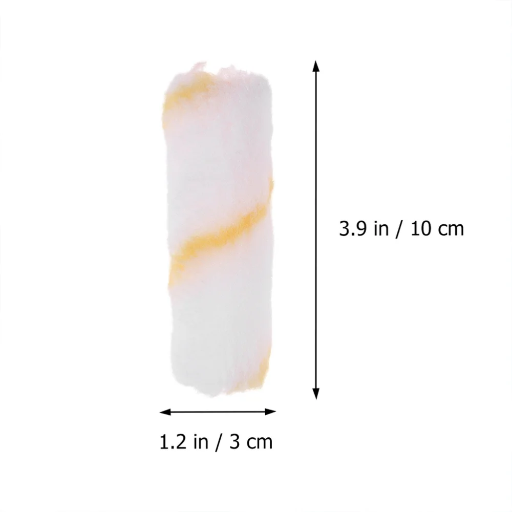 

20PCS Paint Roller Cover Mini Rollers Cover Polyester Roller Sleeve Decorators Brush Smooth Tools Handle