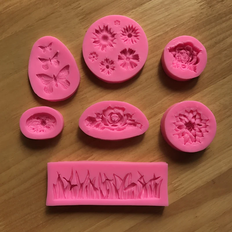 Силиконовая форма сделай сам для украшения тортов искусство резьба керамика