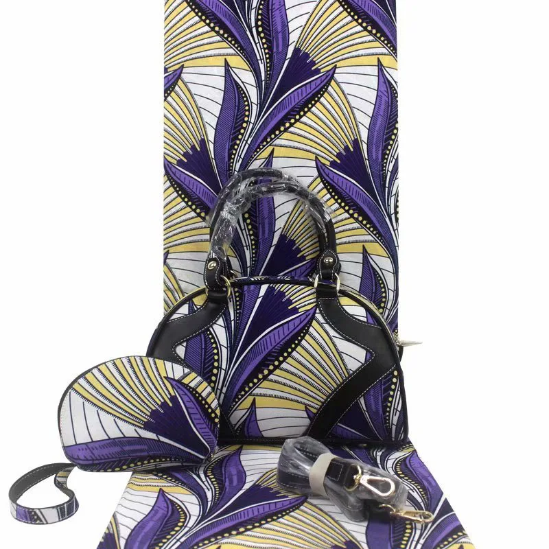 Новое поступление 2021 сумка кошелек из вощеной Анкары женская сумочка с 6 ярдами