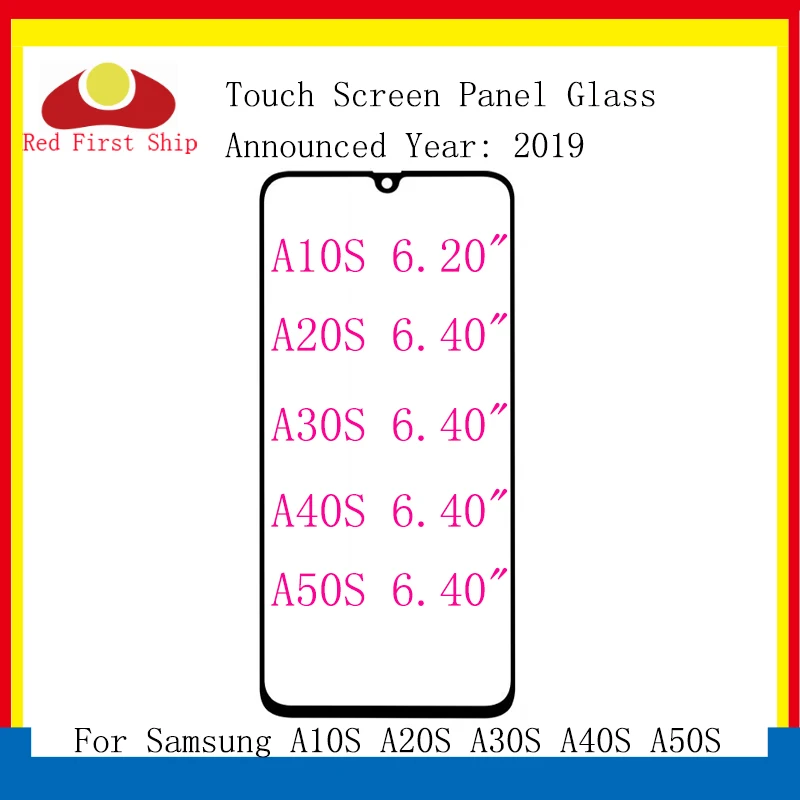 Передняя и внешняя сенсорная панель для Samsung Galaxy A10S A20S A30S A40S A50S A70S Замена ЖК стекла