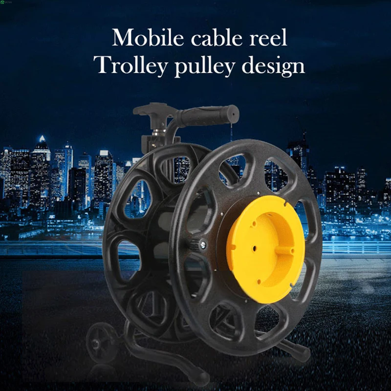 

Empty reel optical fiber reel cable car video sdi line signal cable reel reel pulley rod plastic wire