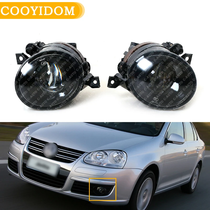 

Для VW Jetta V MK5 2006 2007 2008 2009 2010 2011 Автомобильный Стайлинг новый передний бампер галогенный противотуманный светильник противотуманная фара с вы...