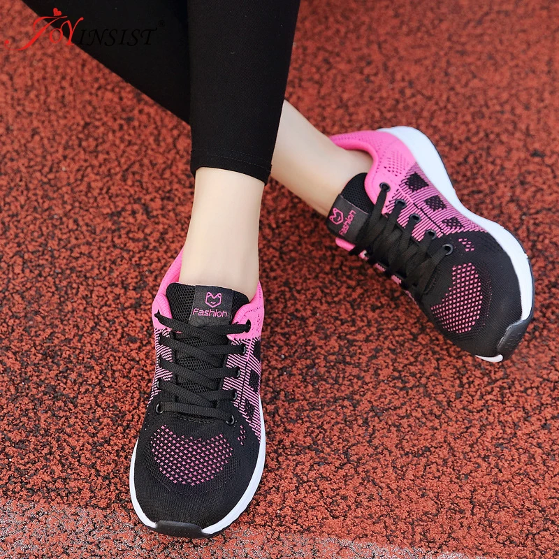 Women Casual Shoes Fashion Breathable Walking Mesh Lace Up Flat Shoes Sneakers Women 2022 Tenis Feminino Light Running Shoes