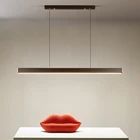 Современные деревянные светодиодные подвесные светильники в стиле лофт, Минималистичная алюминиевая лампа в скандинавском стиле, декоративное освещение для ресторана, кабинета, спальни