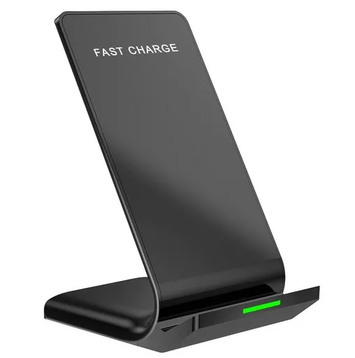 

10W Qi Wireless Charger Stand for iPhone 12 Mini 11 Pro XS MAX X 8 for Samsung S20 S10 Fast Charging Dock Station Phone Charger