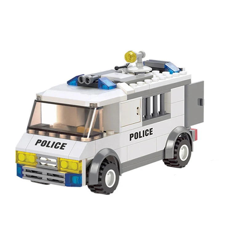 6730 городская полицейская Серия Полиция фургон пленные машины просветят