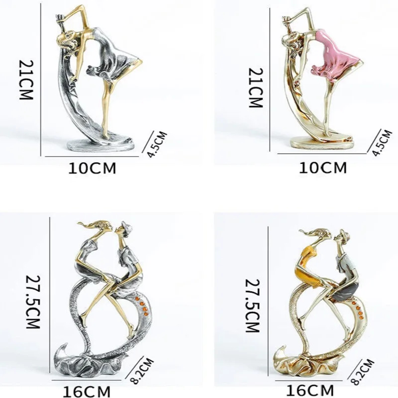 

Resin Lovers Figurine Resin Handcarfts Lovers Miniatures Heart Shaped Design Wedding Decoration Home Office Desktop Ornaments