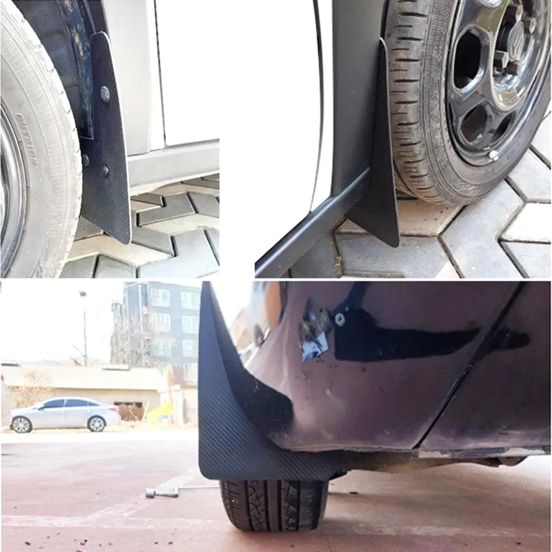 2 предмета/партия Автомобильные Брызговики Пластик углерода плед для грузовых