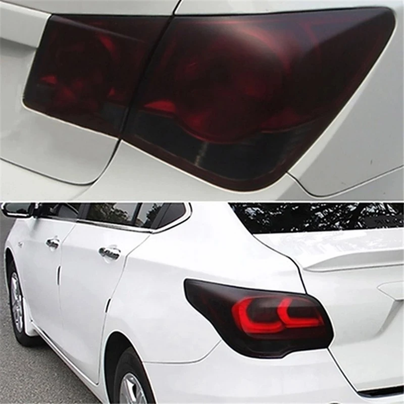 

For Car Black Headlight Taillight Fog Light Protection Film Head Lamp Vinyl Wrap Decals 30*100CM Automotive Exterior Parts