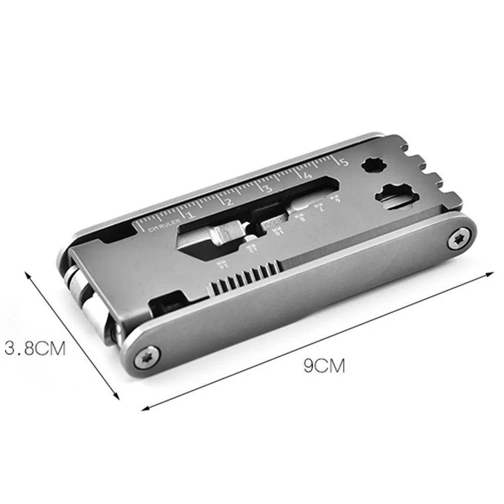 

17 in 1 Tool Multi-function Screwdriver Multitools Accessories for Outdoor Sports Maintenance Tool X85