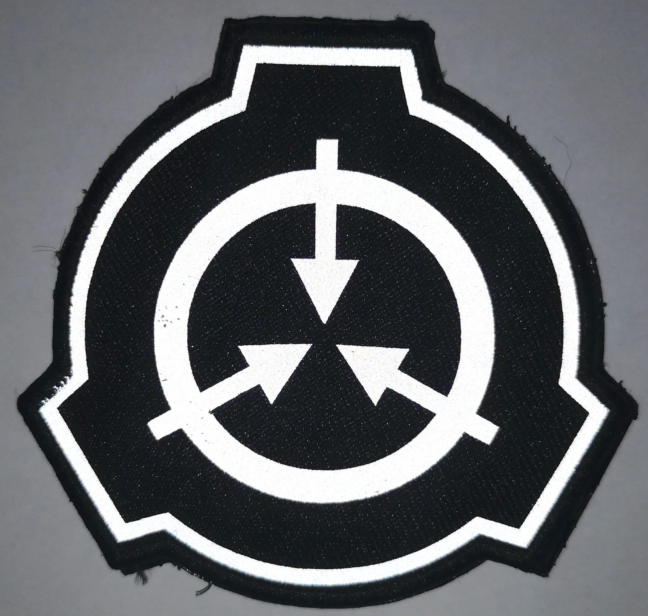 Отражающий светильник SCP, светильник, отражающий крючок и петлю, scp Значки для футболок, scp значки Аппликации, брендовые высококачественные нашивки