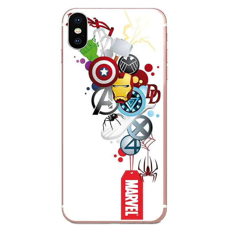 Мягкий художественный принт с логотипом комиксов Marvel для Galaxy Note 10 A10E A10S A20S A30S A40S