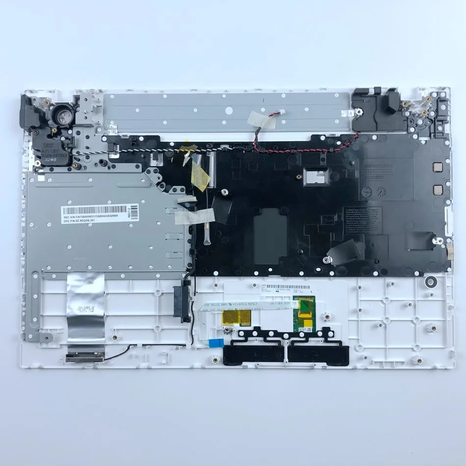 Клавиатура с тачпадом США для ноутбуков Samsung NP300V5A NP305V5A 305V5A 300V5A черно-белая