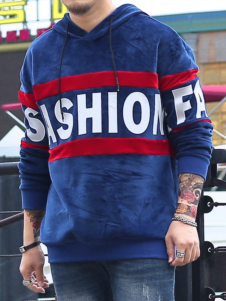 Японская мужская толстовка с капюшоном в стиле хип хоп Харадзюку большого