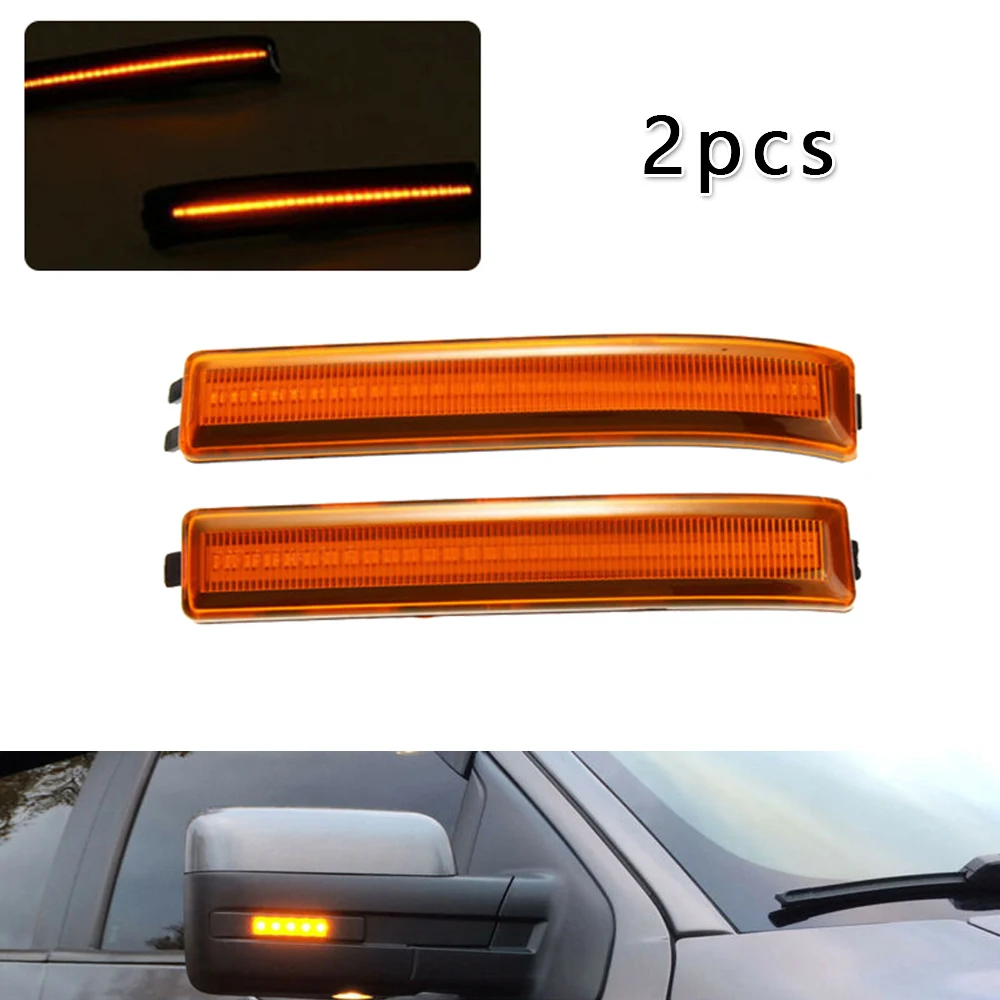 12V бортовой светильник 60SMD/пара 3528SMD 2 шт. лампы сигнала поворота для Ford F150 2009