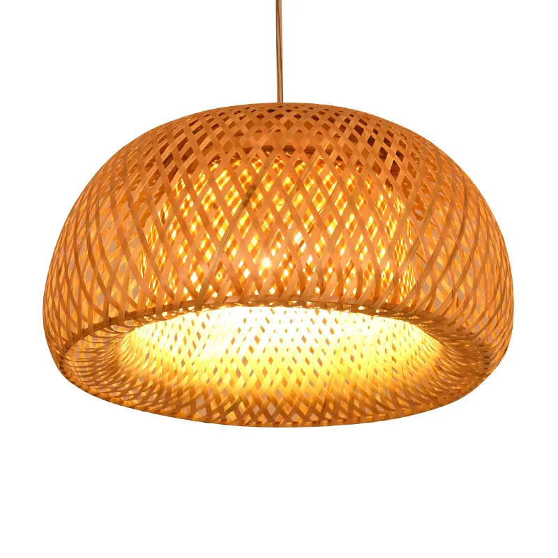 Креативные бамбуковые тканевые кухонные подвесные светильники с татами