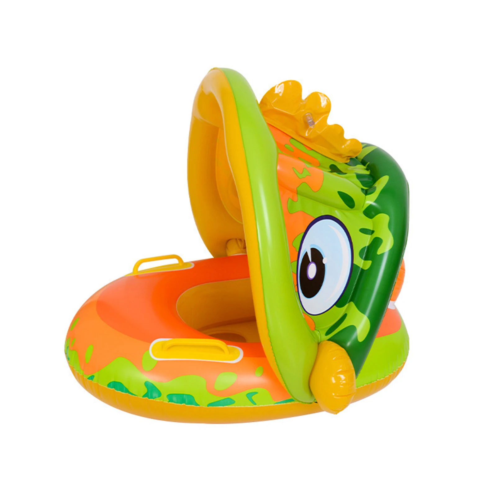 

HS летний надувной детский бассейн с навесом, милый солнцезащитный съемный водный игрушечный портативный складной мультяшный Динозавр из П...