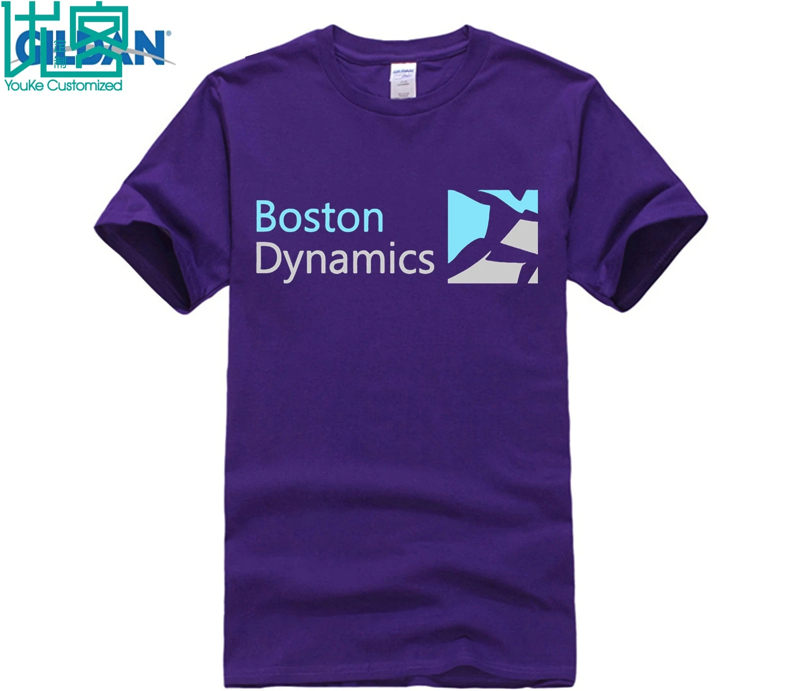 Мужская футболка с коротким рукавом хит продаж Boston Dynamic мужские футболки мода 2017