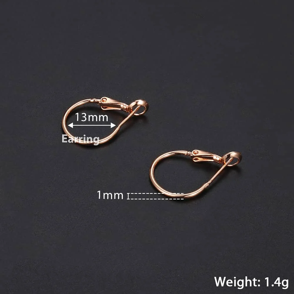 3pairs 4mm Flat Hoop Earrings for Women Silver Gold Filled Polished Round Circle Hoops Earrings Gift Diameter 20/40/60mm LGEM24 - Окраска металла: Gold 13mm GE233