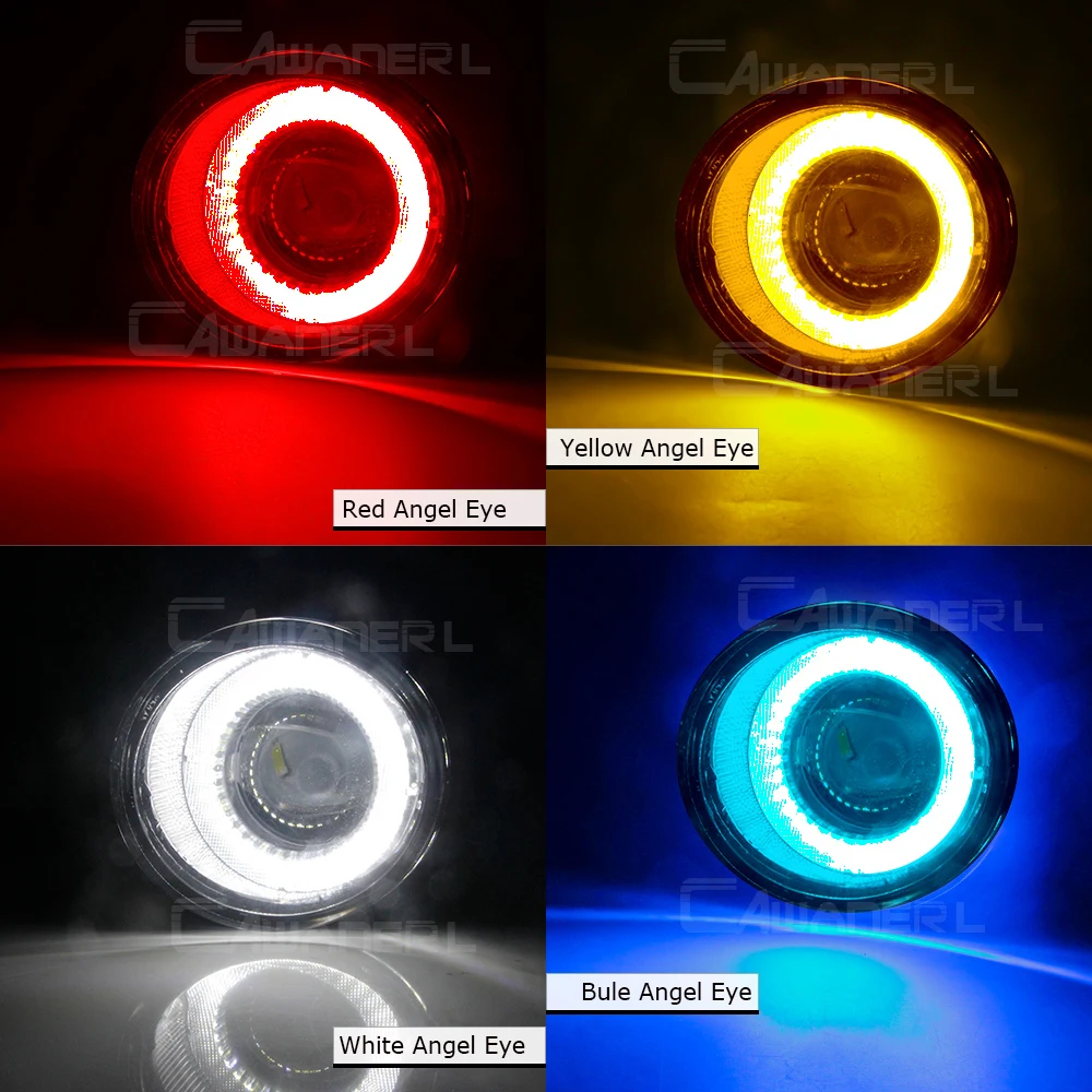 2 светодиодных противотуманных фар в сборе для Nissan Altima Coupe 2007-2013 30 Вт, передний бампер автомобиля, ангельские глазки, DRL, дневные ходовые огни 8000LM 12 В (art.: 3920cc09fe160) - 3920cc09fe160