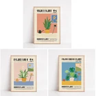 Постер с растениями лилии мира, принт комнатных растений, ботаническое искусство стен, выставочный постер, любитель растений, любитель природы, дом на день рождения