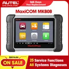 OBD2 диагностический сканер Autel MaxiCOM MK808 автомобильные Инструменты Профессиональный OBD считыватель кодов инструмент для сканирования автомобиля Бесплатная доставка