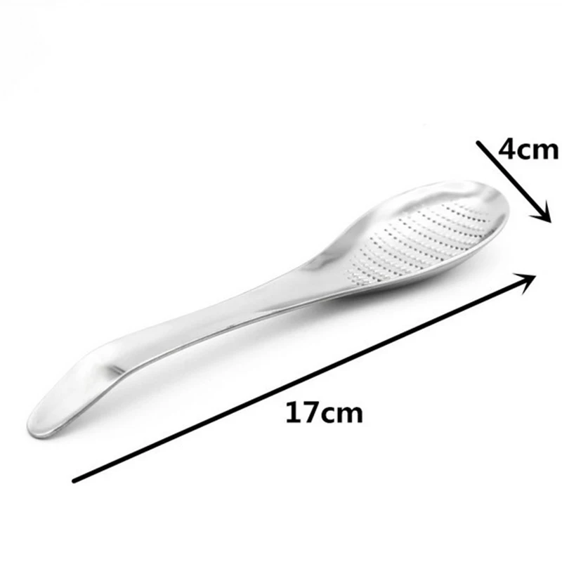 Нержавеющая сталь имбирь шлифовальный 1 шт. ложка и чеснок бытовой строгания