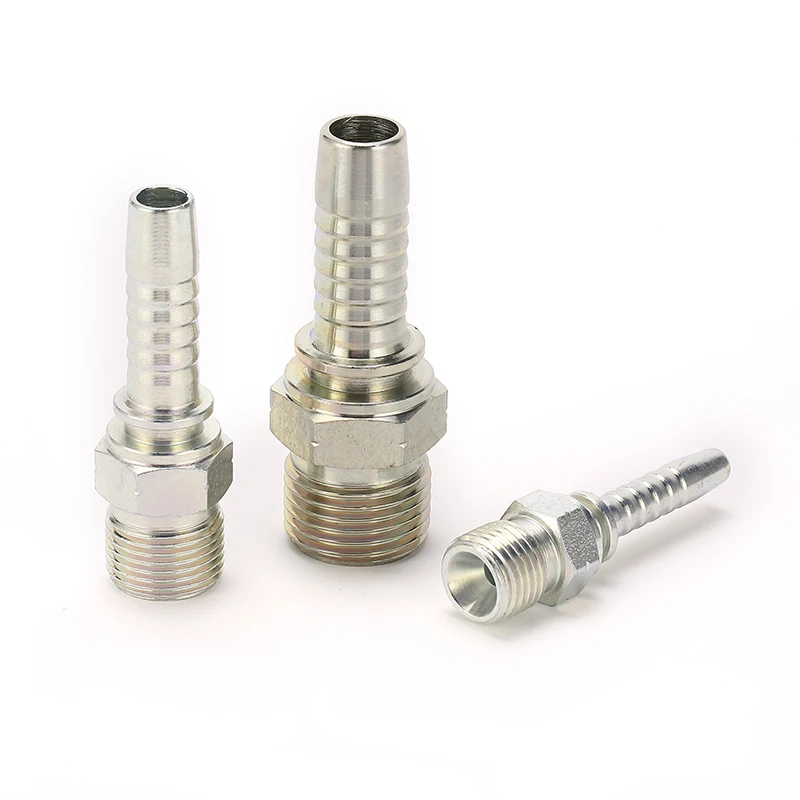 100 шт. 12611-10-10 BSP резьба G5/8 ''хвостовик шланга 5/8'' штекер 60 ° конусный