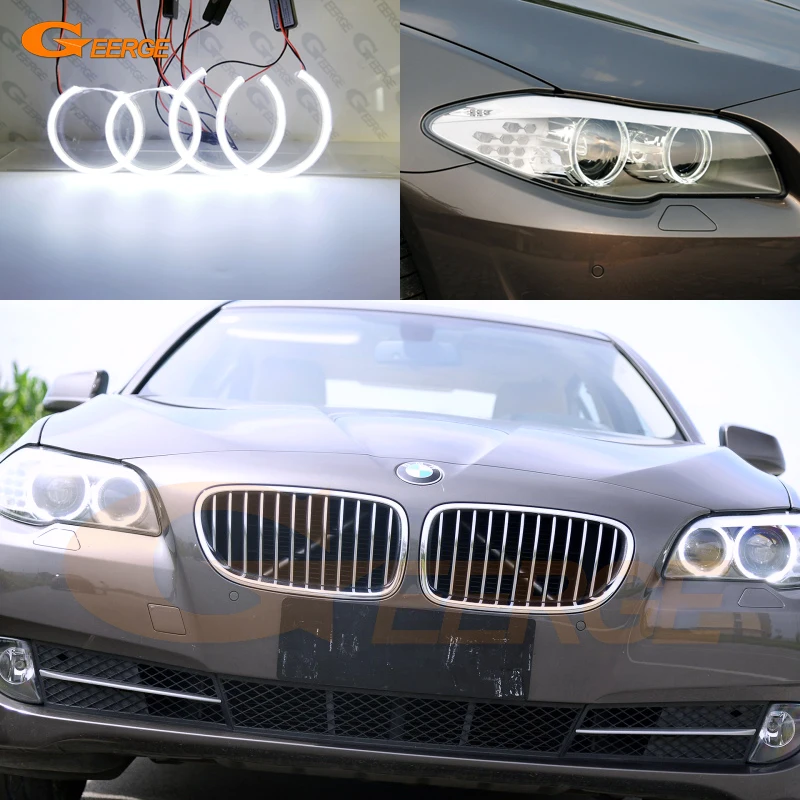 

Excellent Ultra bright COB led angel eyes halo rings For BMW F10 F11 F18 520d 520i 523i 525d 528i 530d 530i 535d 535i M5 10-16