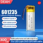 601235 3,7 в 300 мАч литиевая полимерная аккумуляторная батарея для MP3 DVC DVR GPS DIY Bluetooth наушники вождения рекордер литий-ионный аккумулятор