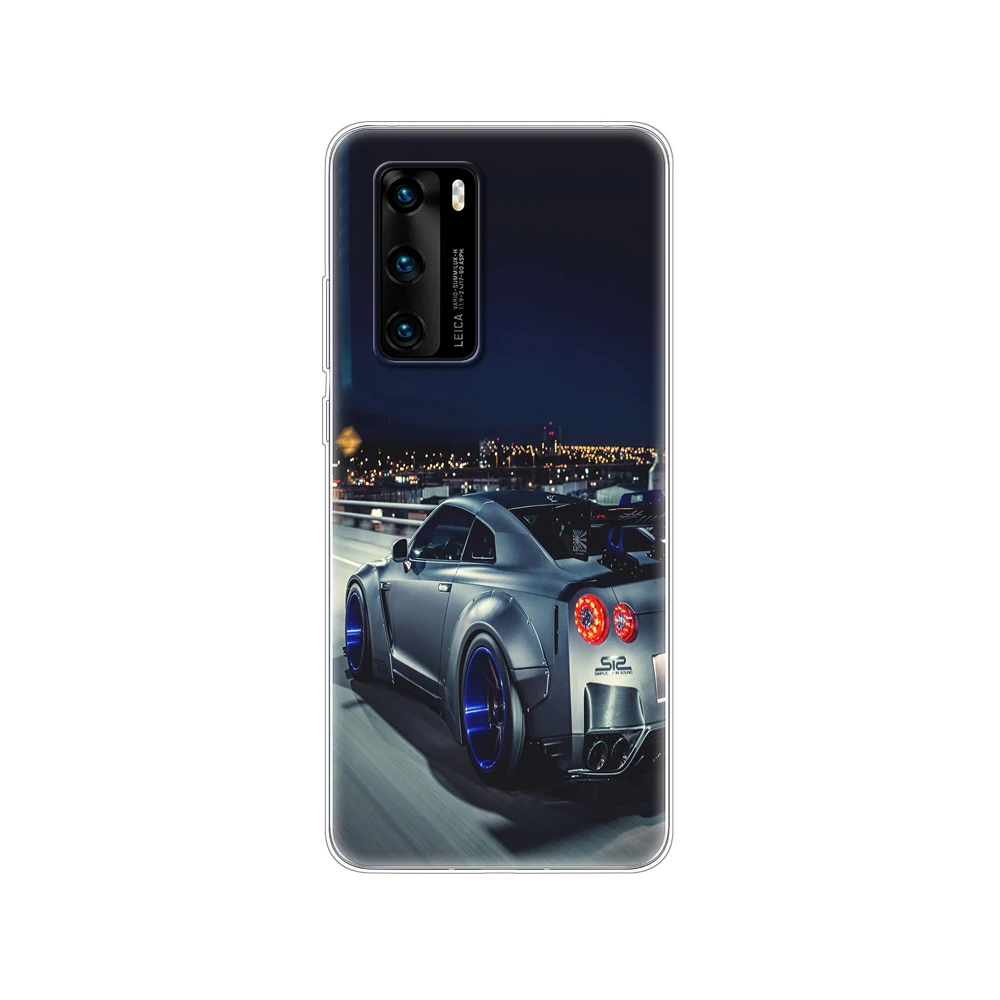 case For Huawei P40 Case Soft Silicon TPU Phone Back cover for Huawei P40 Pro P40Pro P 40 Bumper Fundas Skin shockproof black