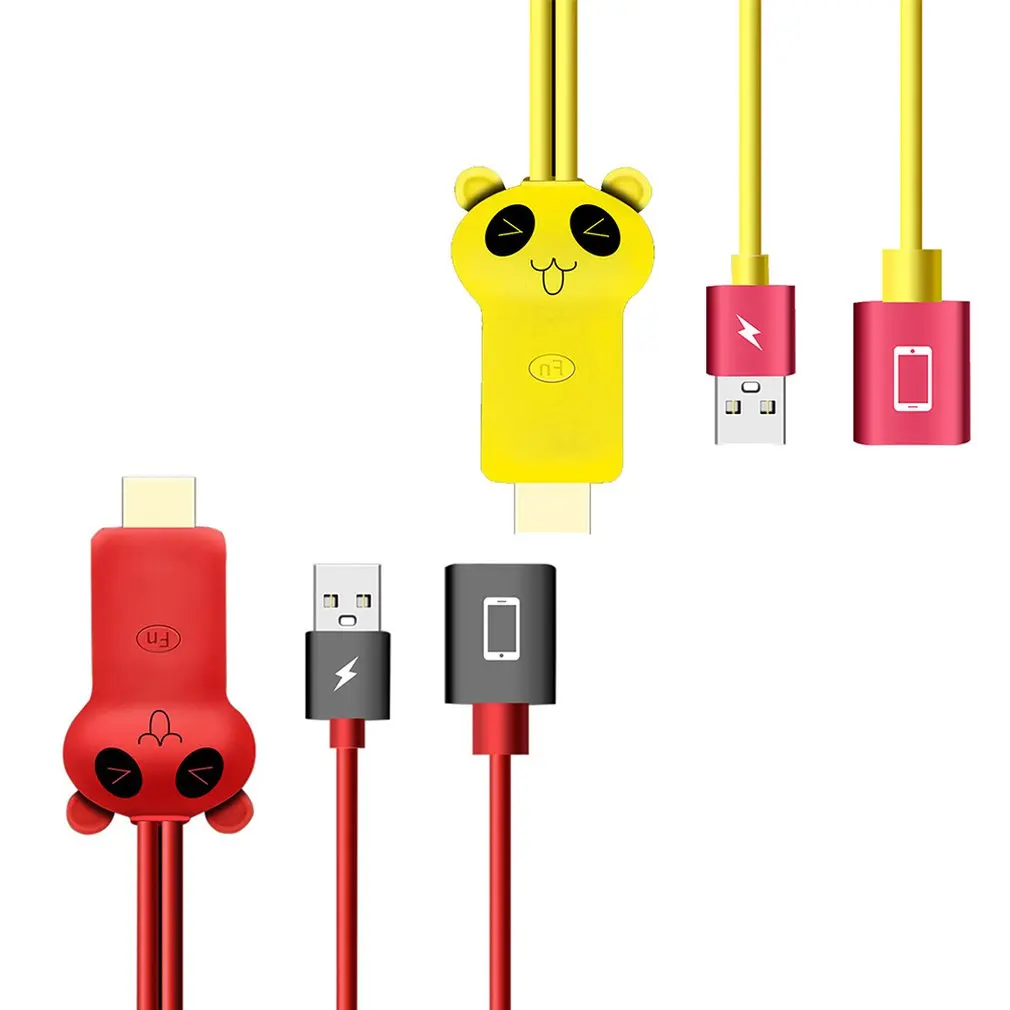 1080P MHL Micro USB в HDMI кабель адаптер для Samsung S7/S8 Plus iPhone X 8 Plug & Play конвертер|Кабели
