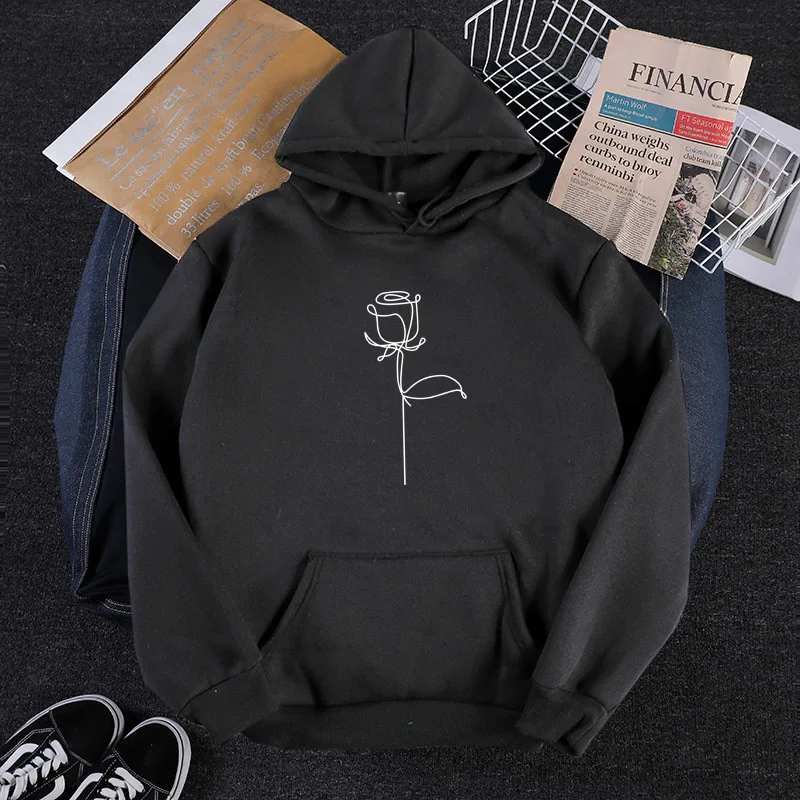 Pink Hoodies Women's Long Oversized Male Sweetshirts Sweatshirt Blouse Autumn Manga Sweat Polerones Cute Black Casual Hoodie Top