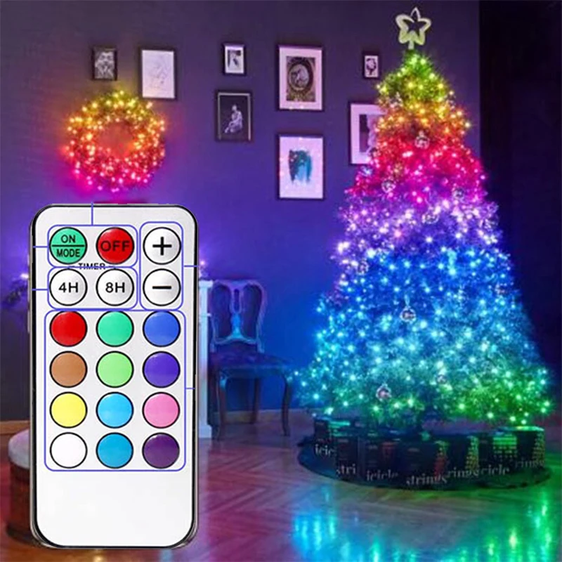 10 м 100 светодиодный s на открытом воздухе Рождественский костюм феи светильник Chase