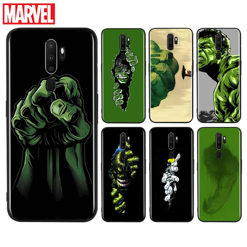 

Marvel HAWK For OPPO Reno A 2 ACE 3 4 5 10 XZ00M A92020 A11 Z F Pro Pro+ Lite (4G)(5G) Black Phone Case