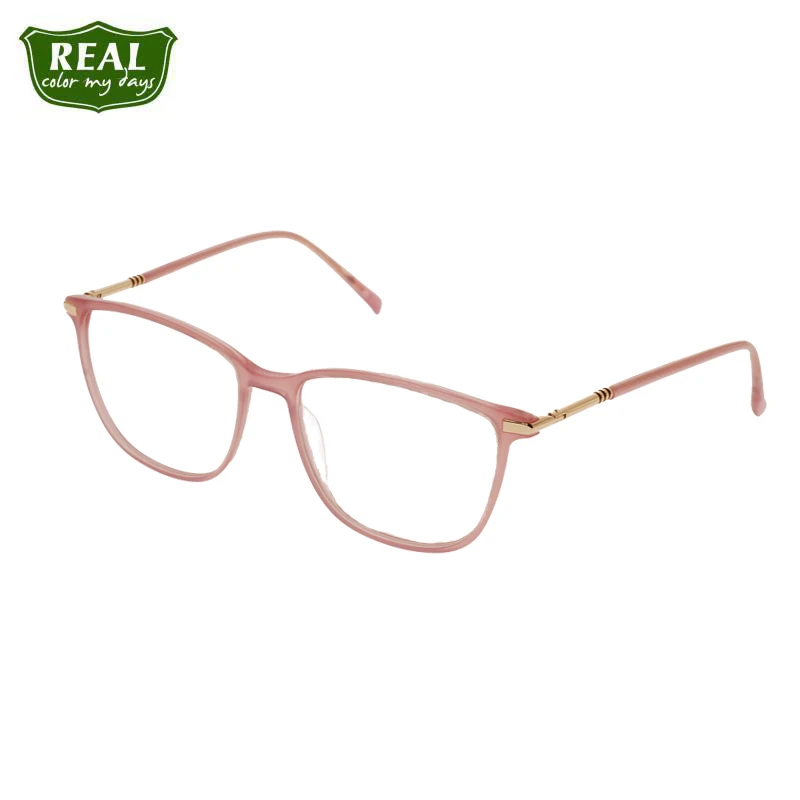 Стильные разноцветные оптические очки для женщин ацетатные/металлические