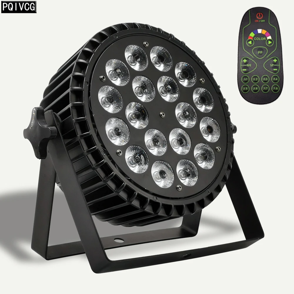 Алюминиевый беспроводной дистанционный светодиодный прожсветильник Тор 18x12 Вт