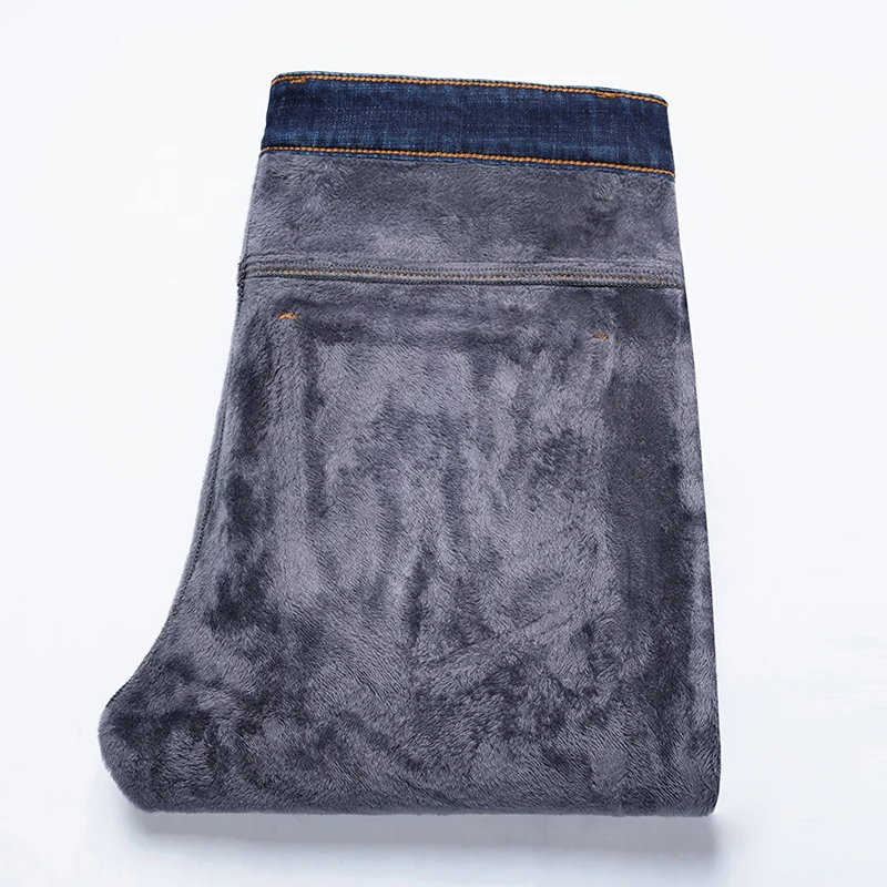 Эластичные свободные прямые джинсы с высокой талией новинка осень и зима